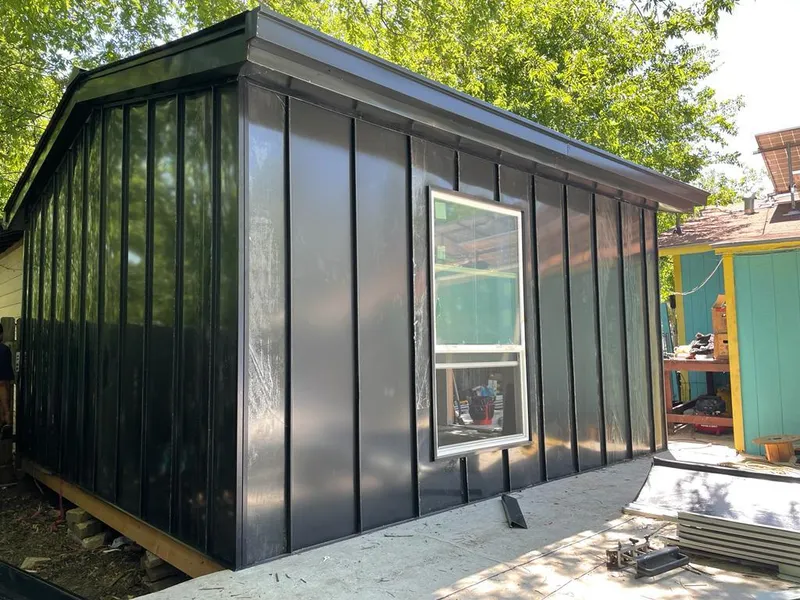 Black standing seam metal wall panels for Roof Inspection in Tuba City