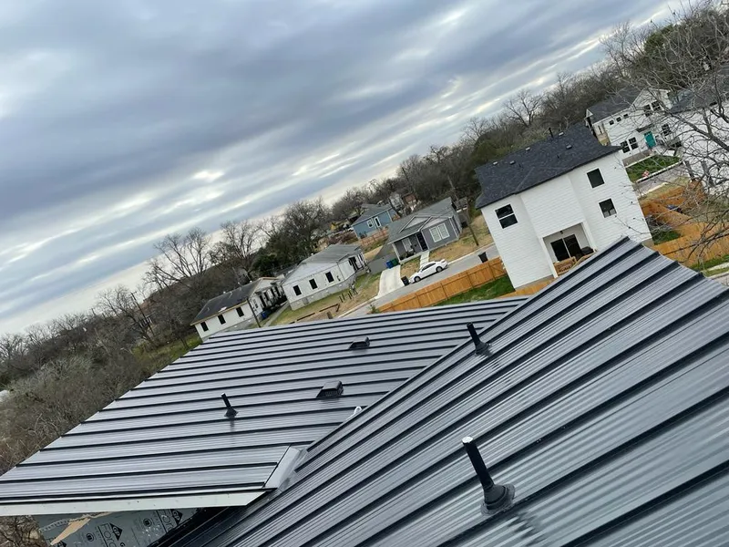 Standing seam metal roof panels with vents for Skylight Repair in Tuba City